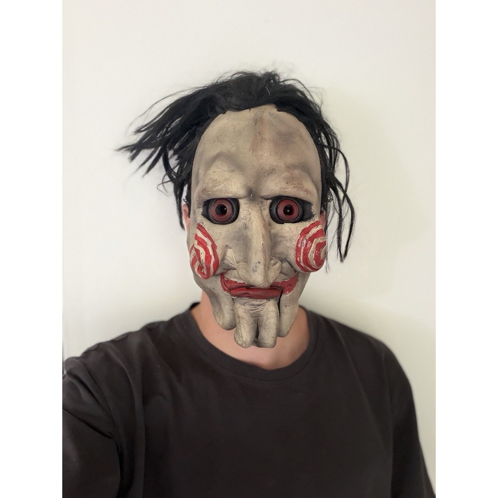 Original 2006 SAW Movie Jigsaw Billy Halloween Mask PMG Paper Magic Group Horror
